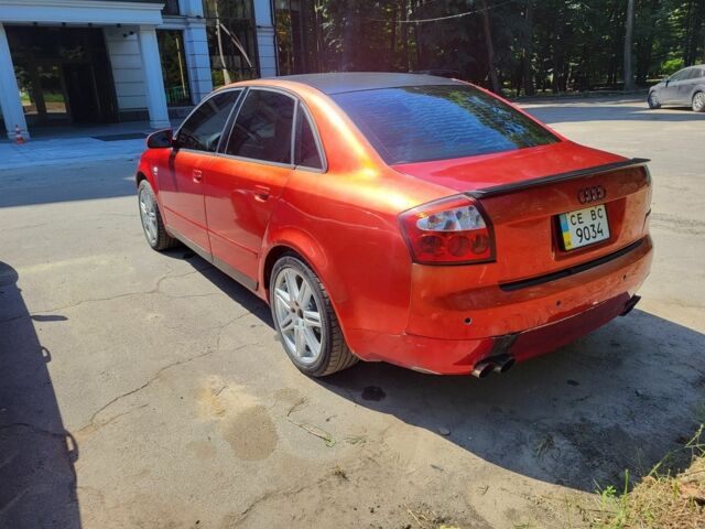 Красный Ауди А4, объемом двигателя 1.8 л и пробегом 400 тыс. км за 4000 $, фото 3 на Automoto.ua