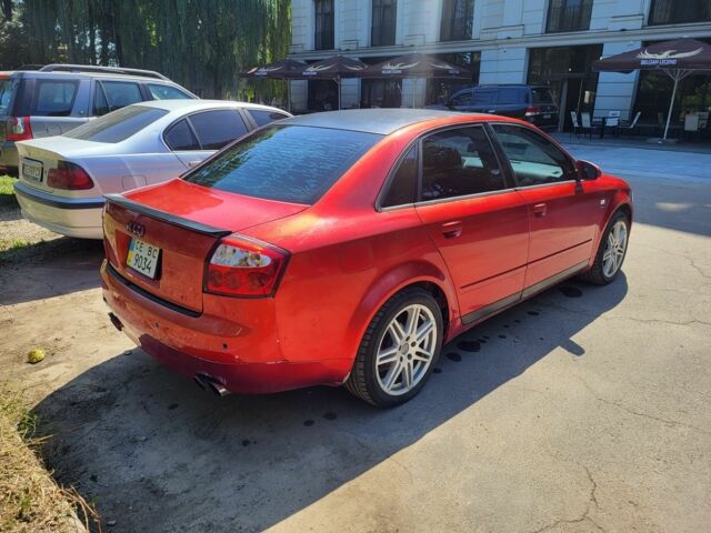 Красный Ауди А4, объемом двигателя 1.8 л и пробегом 400 тыс. км за 4000 $, фото 4 на Automoto.ua