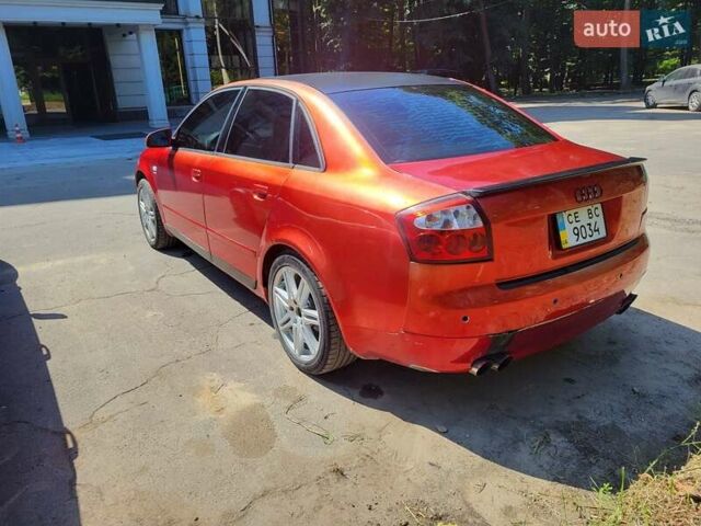 Красный Ауди А4, объемом двигателя 1.8 л и пробегом 400 тыс. км за 4000 $, фото 2 на Automoto.ua