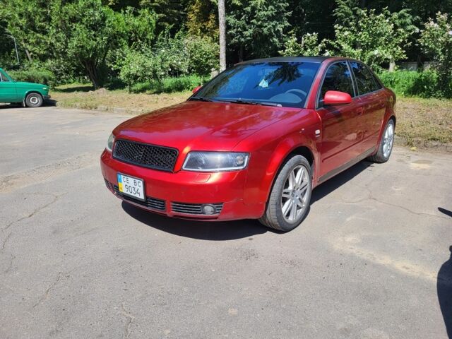 Красный Ауди А4, объемом двигателя 1.8 л и пробегом 400 тыс. км за 4000 $, фото 2 на Automoto.ua