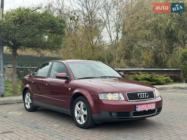 Красный Ауди А4, объемом двигателя 1.6 л и пробегом 153 тыс. км за 5400 $, фото 4 на Automoto.ua