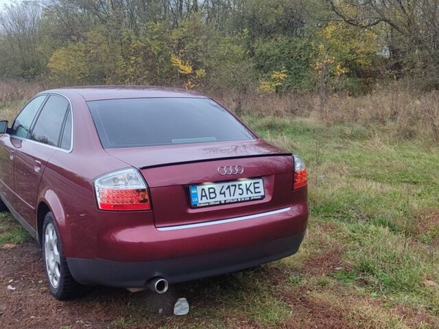 Красный Ауди А4, объемом двигателя 2 л и пробегом 265 тыс. км за 5200 $, фото 7 на Automoto.ua