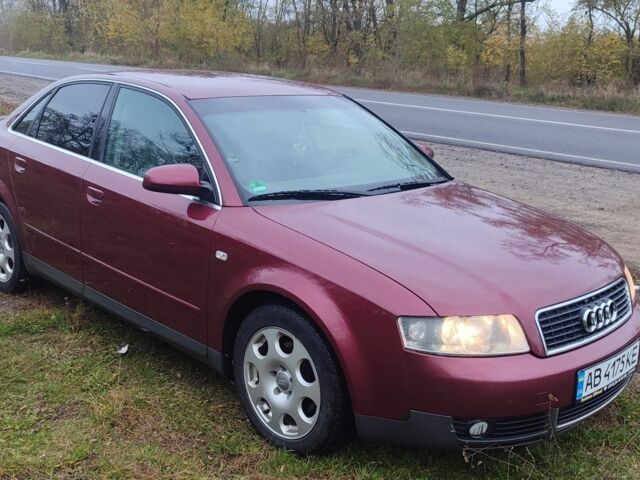 Красный Ауди А4, объемом двигателя 2 л и пробегом 265 тыс. км за 5200 $, фото 2 на Automoto.ua