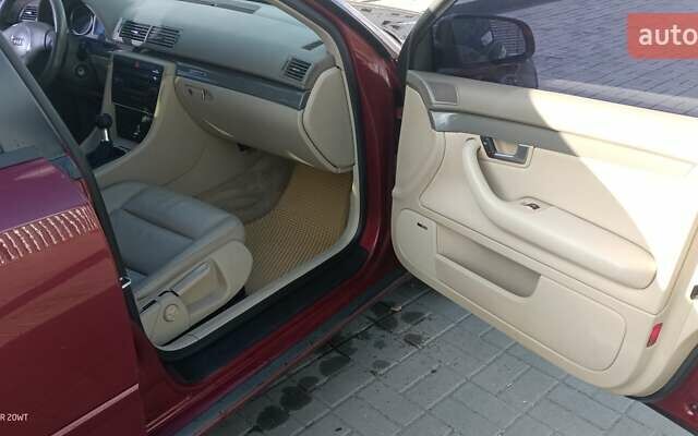 Красный Ауди А4, объемом двигателя 1.78 л и пробегом 268 тыс. км за 5700 $, фото 13 на Automoto.ua