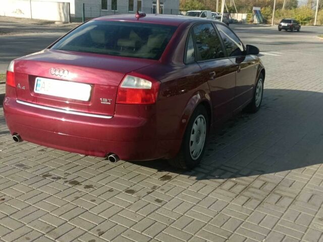 Красный Ауди А4, объемом двигателя 1.8 л и пробегом 268 тыс. км за 5700 $, фото 19 на Automoto.ua