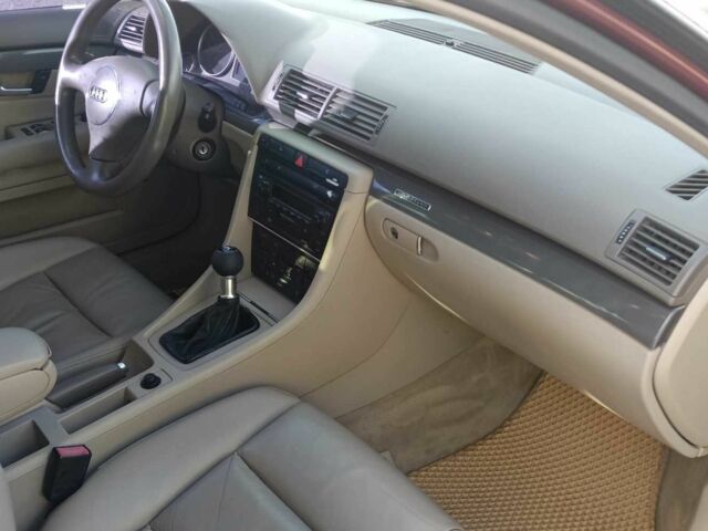 Красный Ауди А4, объемом двигателя 1.8 л и пробегом 268 тыс. км за 5700 $, фото 11 на Automoto.ua