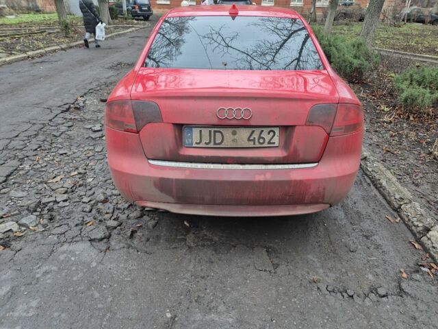 Красный Ауди А4, объемом двигателя 2 л и пробегом 328 тыс. км за 3000 $, фото 4 на Automoto.ua