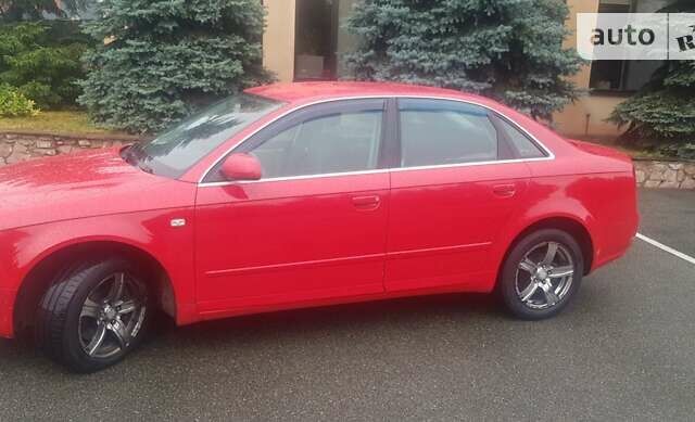 Красный Ауди А4, объемом двигателя 1.78 л и пробегом 426 тыс. км за 4600 $, фото 1 на Automoto.ua