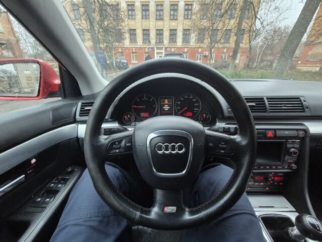 Красный Ауди А4, объемом двигателя 2 л и пробегом 328 тыс. км за 3000 $, фото 2 на Automoto.ua