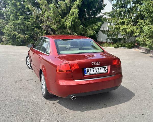Красный Ауди А4, объемом двигателя 2 л и пробегом 381 тыс. км за 6250 $, фото 1 на Automoto.ua