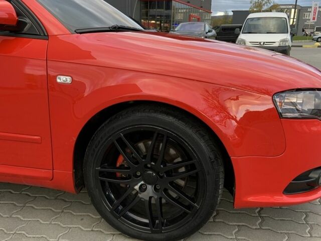 Ауді А4 2007 у Бориславе на Automoto.ua Червоний Ауді А4, об'ємом двигуна 2 л та пробігом 280 тис. км за 7399 $, фото 2 на Automoto.ua