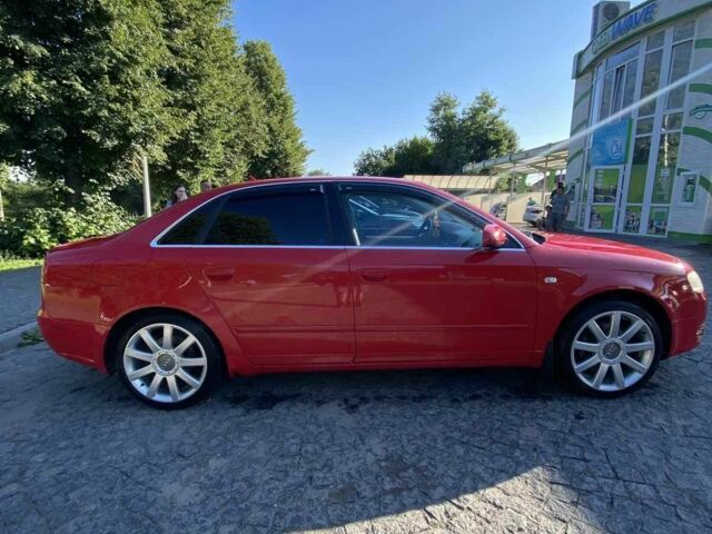 Красный Ауди А4, объемом двигателя 2 л и пробегом 227 тыс. км за 6200 $, фото 5 на Automoto.ua
