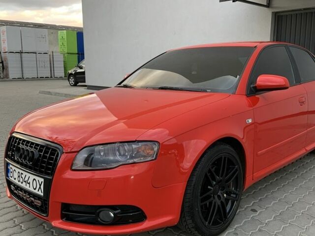 Ауді А4 2007 у Бориславе на Automoto.ua Червоний Ауді А4, об'ємом двигуна 2 л та пробігом 280 тис. км за 7399 $, фото 12 на Automoto.ua