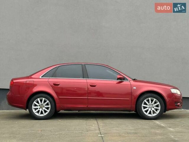 Красный Ауди А4, объемом двигателя 1.98 л и пробегом 229 тыс. км за 7300 $, фото 1 на Automoto.ua