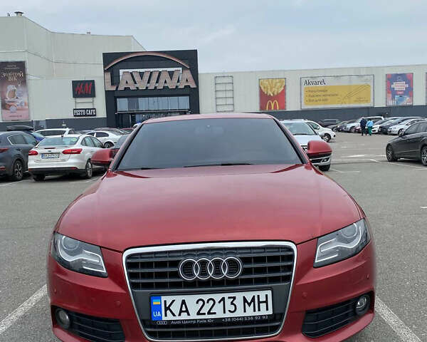 Красный Ауди А4, объемом двигателя 1.8 л и пробегом 230 тыс. км за 8200 $, фото 1 на Automoto.ua