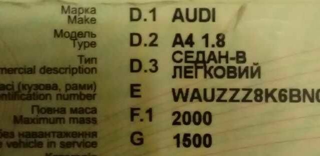 Красный Ауди А4, объемом двигателя 1.8 л и пробегом 134 тыс. км за 12000 $, фото 14 на Automoto.ua