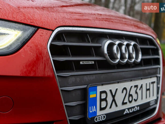 Красный Ауди А4, объемом двигателя 2 л и пробегом 252 тыс. км за 13600 $, фото 2 на Automoto.ua