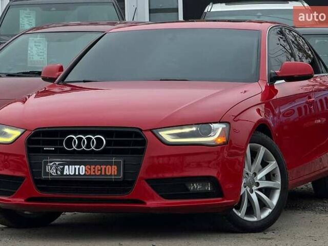 Красный Ауди А4, объемом двигателя 1.98 л и пробегом 178 тыс. км за 12300 $, фото 1 на Automoto.ua