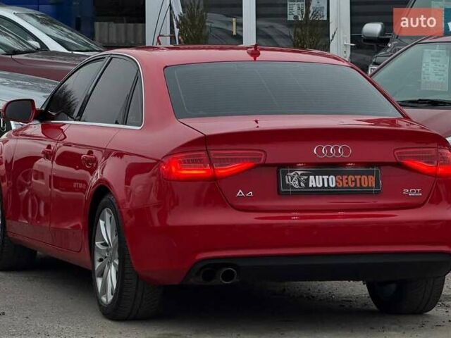 Красный Ауди А4, объемом двигателя 1.98 л и пробегом 178 тыс. км за 12300 $, фото 6 на Automoto.ua