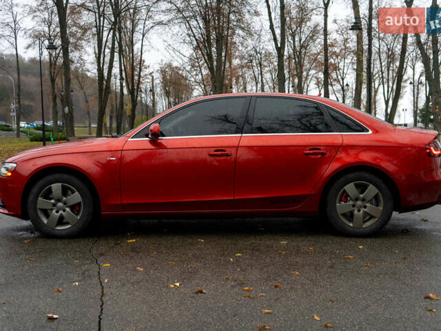 Красный Ауди А4, объемом двигателя 2 л и пробегом 252 тыс. км за 13600 $, фото 1 на Automoto.ua