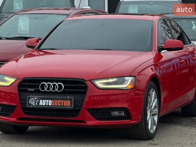 Красный Ауди А4, объемом двигателя 1.98 л и пробегом 178 тыс. км за 12300 $, фото 2 на Automoto.ua