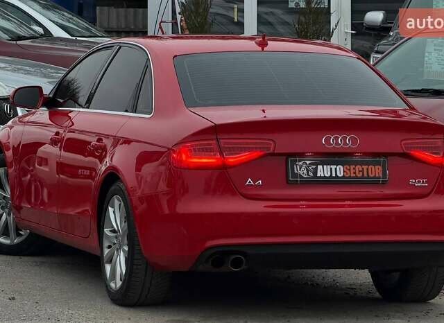 Красный Ауди А4, объемом двигателя 1.98 л и пробегом 178 тыс. км за 12300 $, фото 7 на Automoto.ua