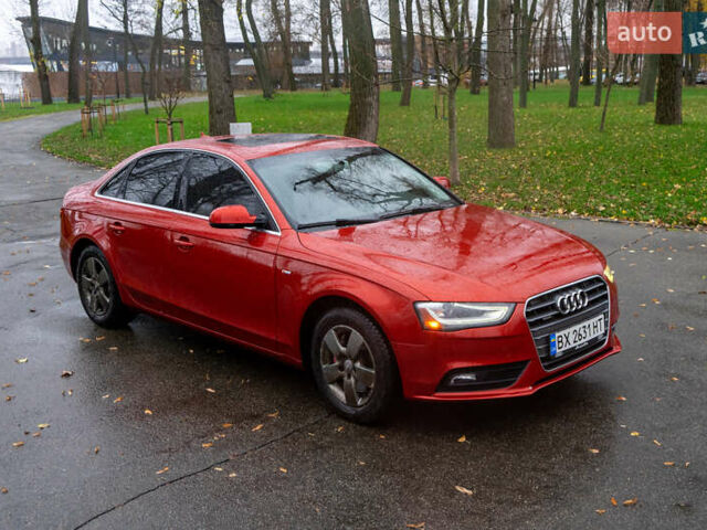 Красный Ауди А4, объемом двигателя 2 л и пробегом 252 тыс. км за 13600 $, фото 3 на Automoto.ua
