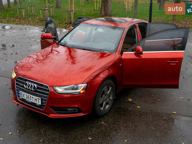 Красный Ауди А4, объемом двигателя 2 л и пробегом 252 тыс. км за 13600 $, фото 25 на Automoto.ua