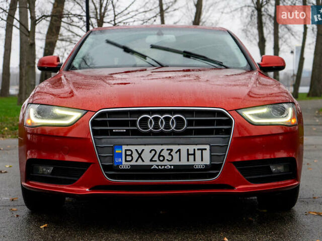 Красный Ауди А4, объемом двигателя 2 л и пробегом 252 тыс. км за 13600 $, фото 7 на Automoto.ua