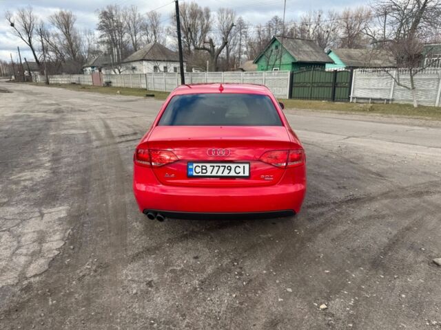 Ауди А4 2012 в Прилуках на Automoto.ua Красный Ауди А4, объемом двигателя 2 л и пробегом 188 тыс. км за 9500 $, фото 3 на Automoto.ua