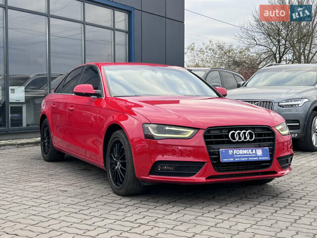 Красный Ауди А4, объемом двигателя 1.98 л и пробегом 251 тыс. км за 10790 $, фото 2 на Automoto.ua