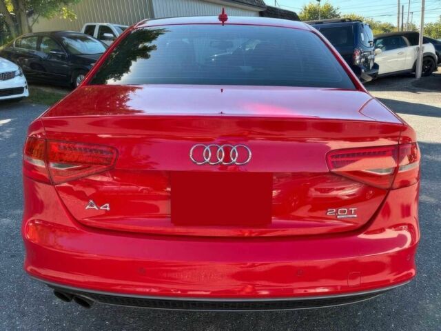 Красный Ауди А4, объемом двигателя 2 л и пробегом 86 тыс. км за 9500 $, фото 4 на Automoto.ua