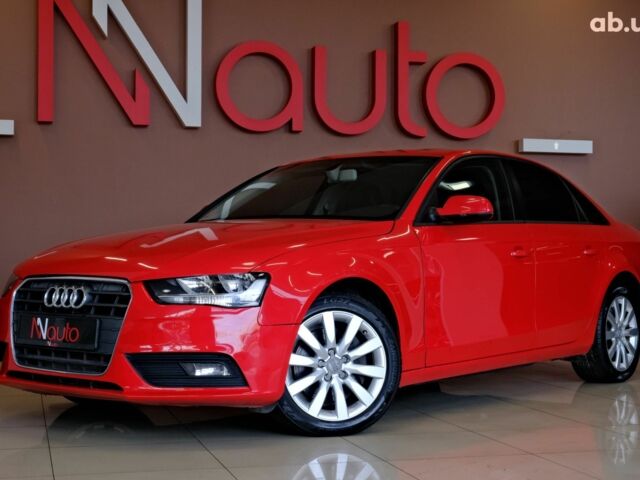 Красный Ауди А4, объемом двигателя 2 л и пробегом 171 тыс. км за 13500 $, фото 1 на Automoto.ua
