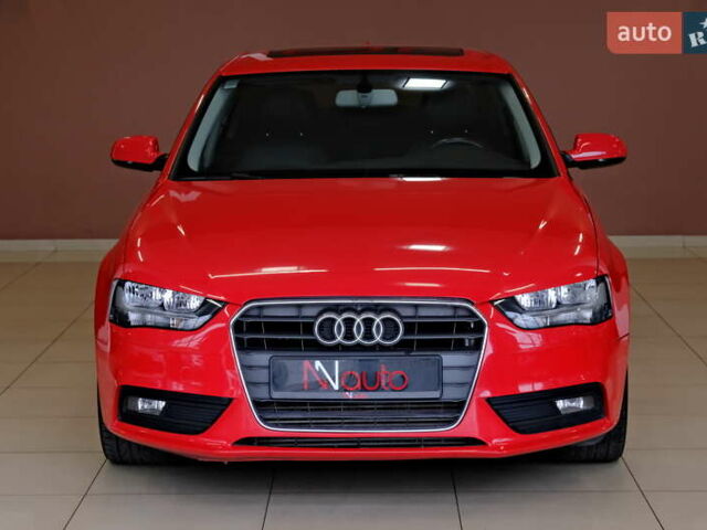 Красный Ауди А4, объемом двигателя 1.98 л и пробегом 171 тыс. км за 13500 $, фото 3 на Automoto.ua