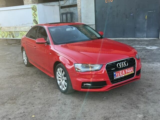 Червоний Ауді А4, об'ємом двигуна 2 л та пробігом 196 тис. км за 12800 $, фото 2 на Automoto.ua