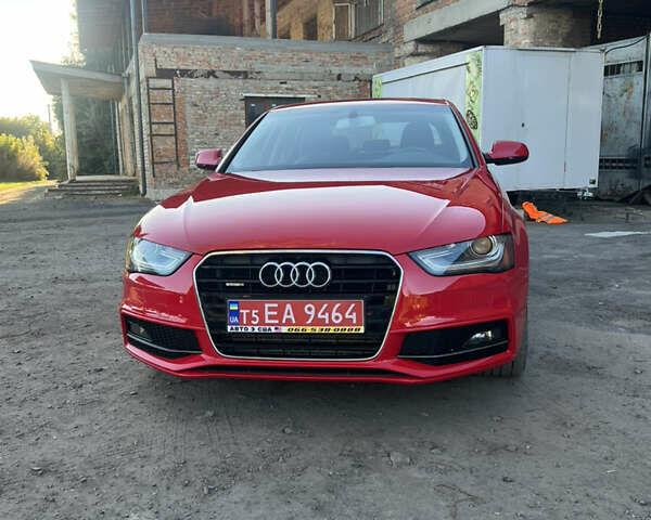 Красный Ауди А4, объемом двигателя 2 л и пробегом 196 тыс. км за 12800 $, фото 1 на Automoto.ua