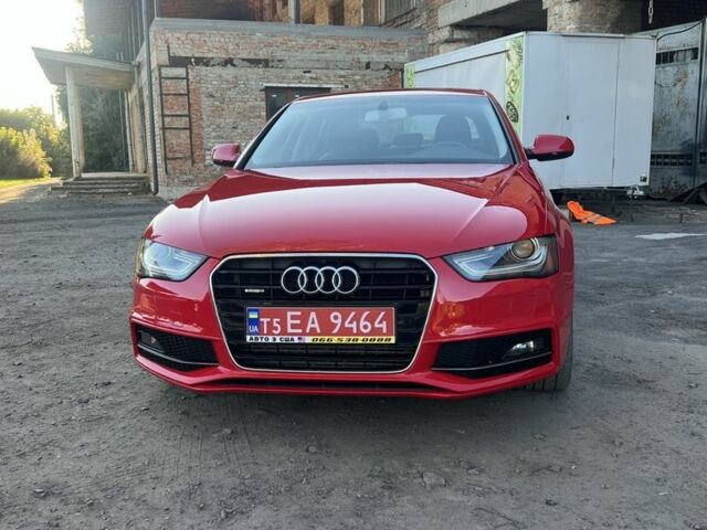 Червоний Ауді А4, об'ємом двигуна 2 л та пробігом 196 тис. км за 12800 $, фото 1 на Automoto.ua