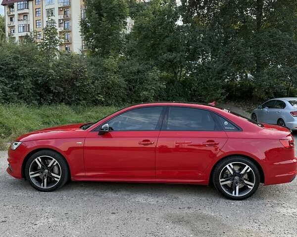 Ауди А4 2016 в Львове на Automoto.ua Красный Ауди А4, объемом двигателя 1.98 л и пробегом 143 тыс. км за 22000 $, фото 2 на Automoto.ua