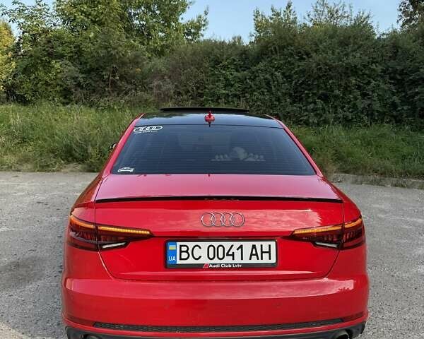Ауди А4 2016 в Львове на Automoto.ua Красный Ауди А4, объемом двигателя 1.98 л и пробегом 143 тыс. км за 22000 $, фото 4 на Automoto.ua