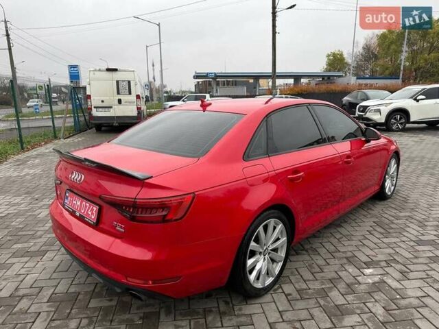 Красный Ауди А4, объемом двигателя 1.98 л и пробегом 222 тыс. км за 11800 $, фото 2 на Automoto.ua