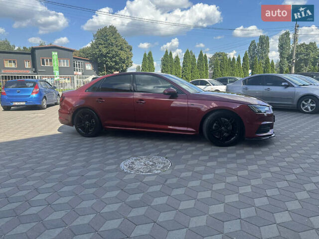 Красный Ауди А4, объемом двигателя 1.98 л и пробегом 100 тыс. км за 22400 $, фото 3 на Automoto.ua