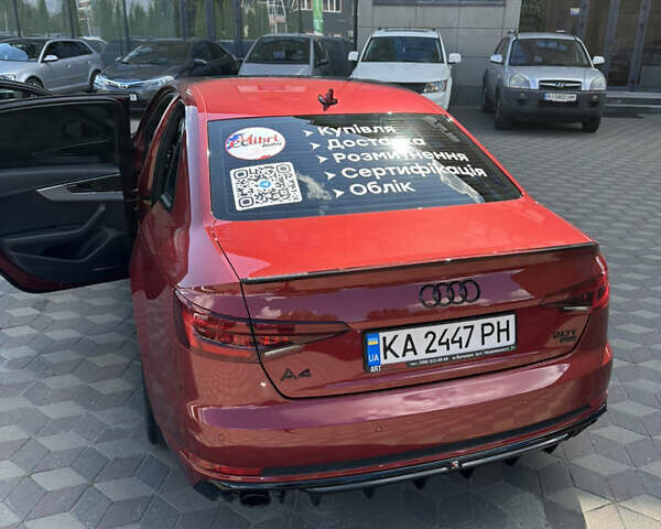 Красный Ауди А4, объемом двигателя 1.98 л и пробегом 100 тыс. км за 22400 $, фото 8 на Automoto.ua