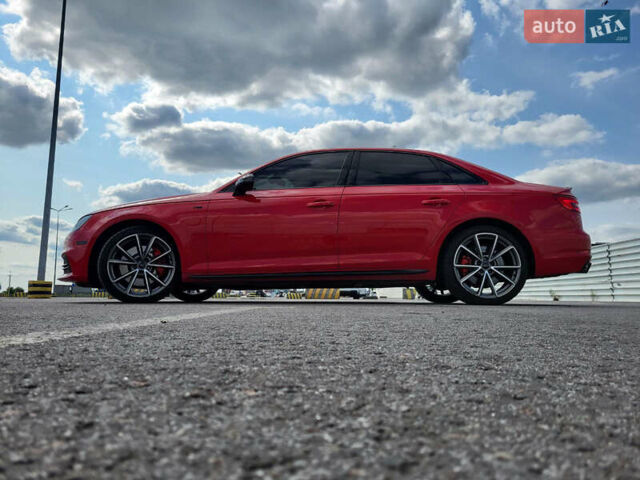 Красный Ауди А4, объемом двигателя 1.98 л и пробегом 90 тыс. км за 22500 $, фото 3 на Automoto.ua