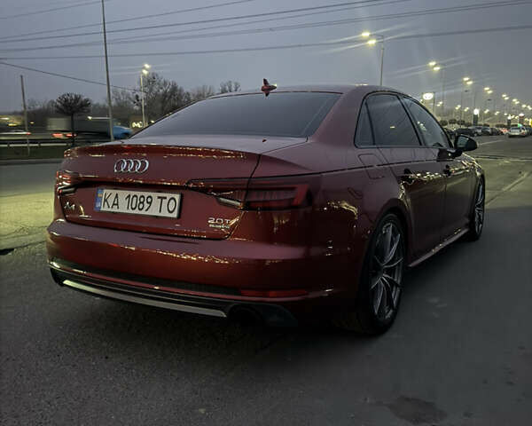 Красный Ауди А4, объемом двигателя 1.98 л и пробегом 123 тыс. км за 19700 $, фото 3 на Automoto.ua