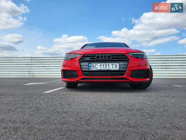 Красный Ауди А4, объемом двигателя 1.98 л и пробегом 90 тыс. км за 22500 $, фото 1 на Automoto.ua