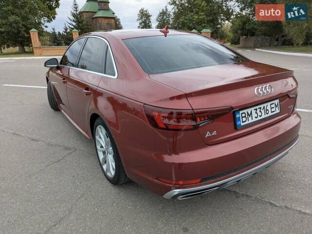 Красный Ауди А4, объемом двигателя 1.98 л и пробегом 52 тыс. км за 22500 $, фото 3 на Automoto.ua
