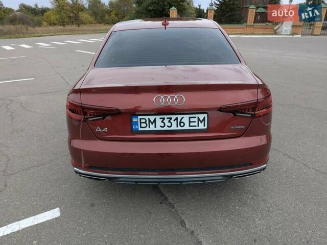 Красный Ауди А4, объемом двигателя 1.98 л и пробегом 52 тыс. км за 22500 $, фото 4 на Automoto.ua