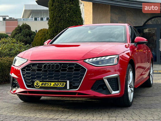 Красный Ауди А4, объемом двигателя 1.98 л и пробегом 84 тыс. км за 30850 $, фото 2 на Automoto.ua