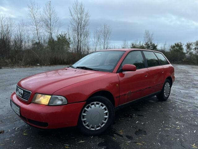 Красный Ауди А4, объемом двигателя 1.9 л и пробегом 380 тыс. км за 1750 $, фото 1 на Automoto.ua