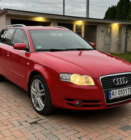 Ауди А4 2005 в Броварах на Automoto.ua Красный Ауди А4, объемом двигателя 1.8 л и пробегом 249 тыс. км за 6500 $, фото 2 на Automoto.ua